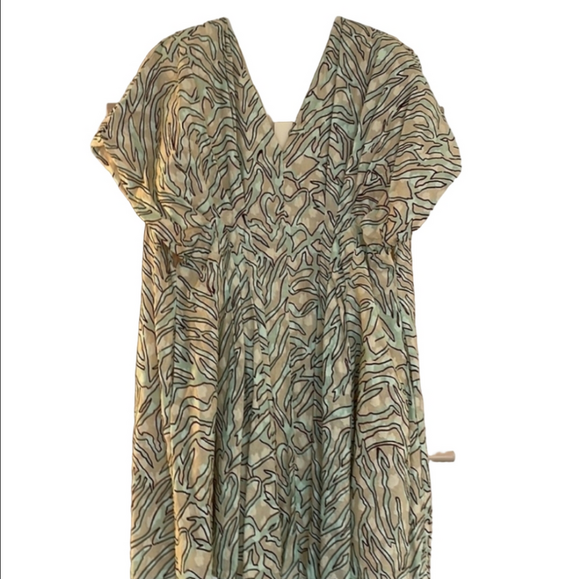 Stine Goya Claudia Jacquard Zebra Mini Dress | Green White | Size S | NWT - Picture 8 of 10